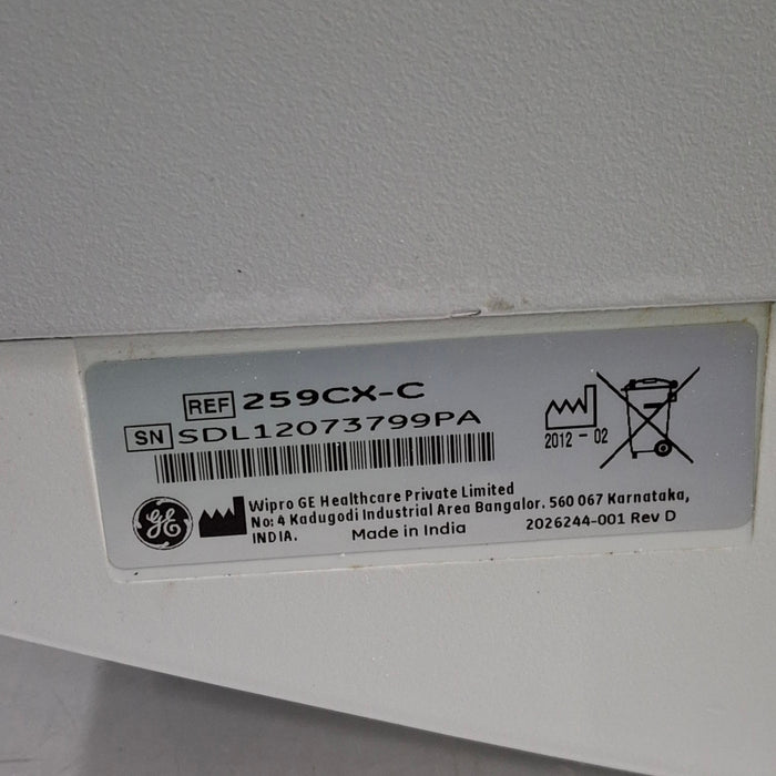 GE Healthcare Corometrics 250cx Series Model 259cx Fetal Monitor