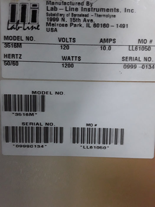 Lab-Line Lab-Line 3516M Oven Research Lab reLink Medical