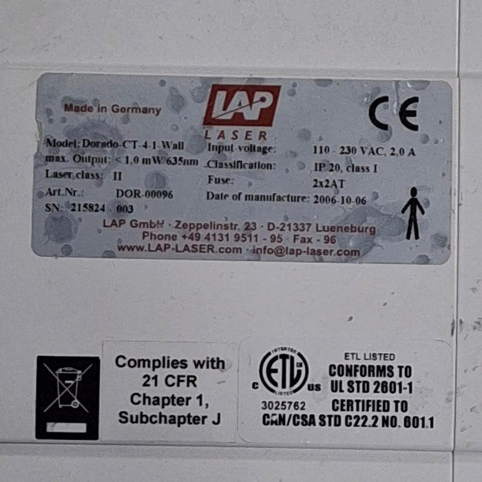 LAP Laser Dorado CT-4-1-Wall LAP Laser