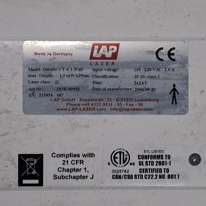 LAP Laser Dorado CT-4-1-Wall LAP Laser