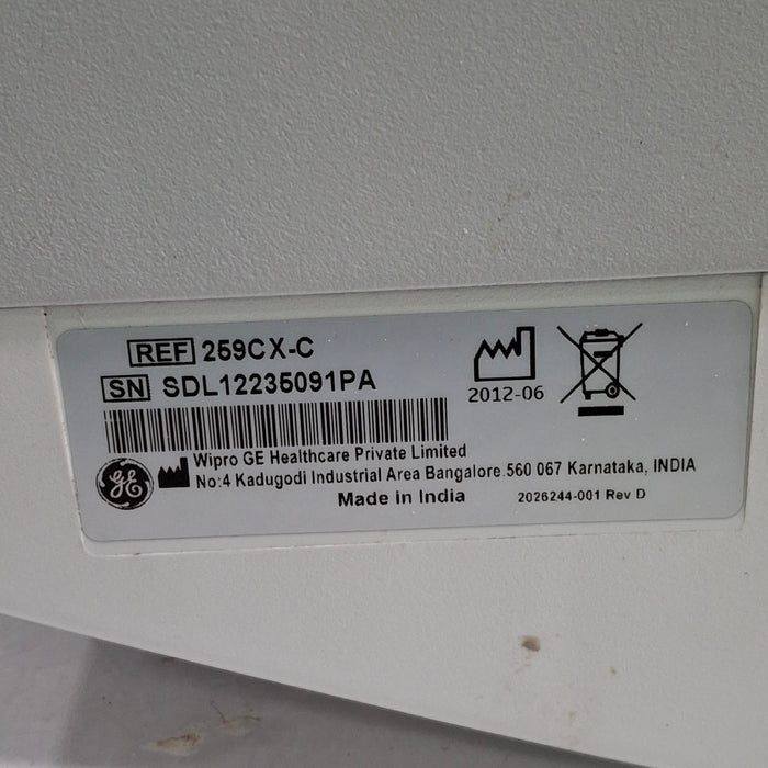 GE Healthcare GE Healthcare Corometrics 250cx Series Model 259cx Fetal Monitor Patient Monitors reLink Medical