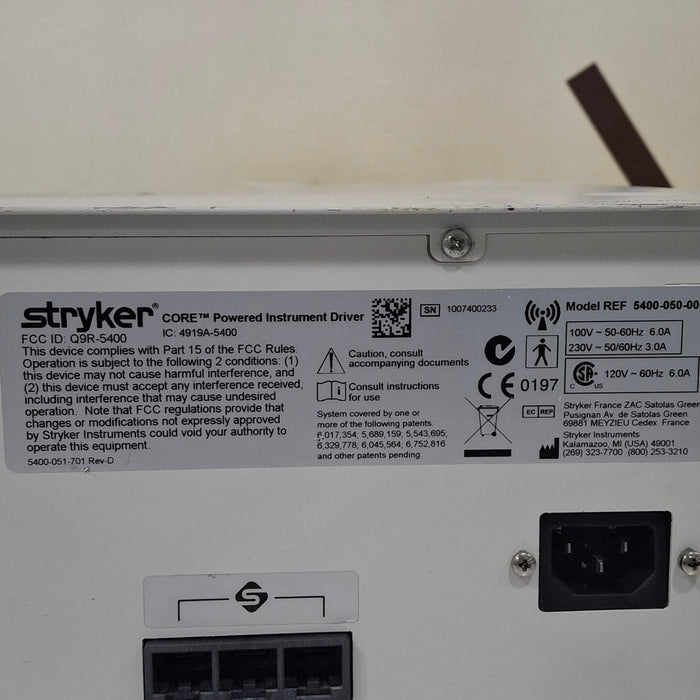 Stryker 5400-050 Core Powered Instrument Driver
