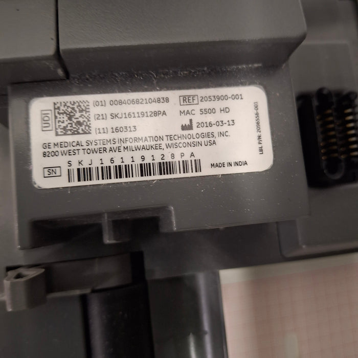 GE Healthcare GE Healthcare MAC 5500 HD ECG without CAM Module Cardiology reLink Medical