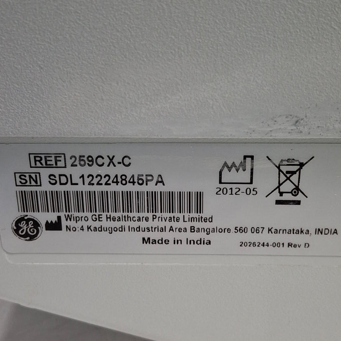 GE Healthcare GE Healthcare Corometrics 250cx Series Model 259cx Fetal Monitor Patient Monitors reLink Medical