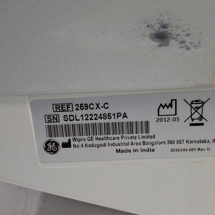 GE Healthcare Corometrics 250cx Series Model 259cx Fetal Monitor