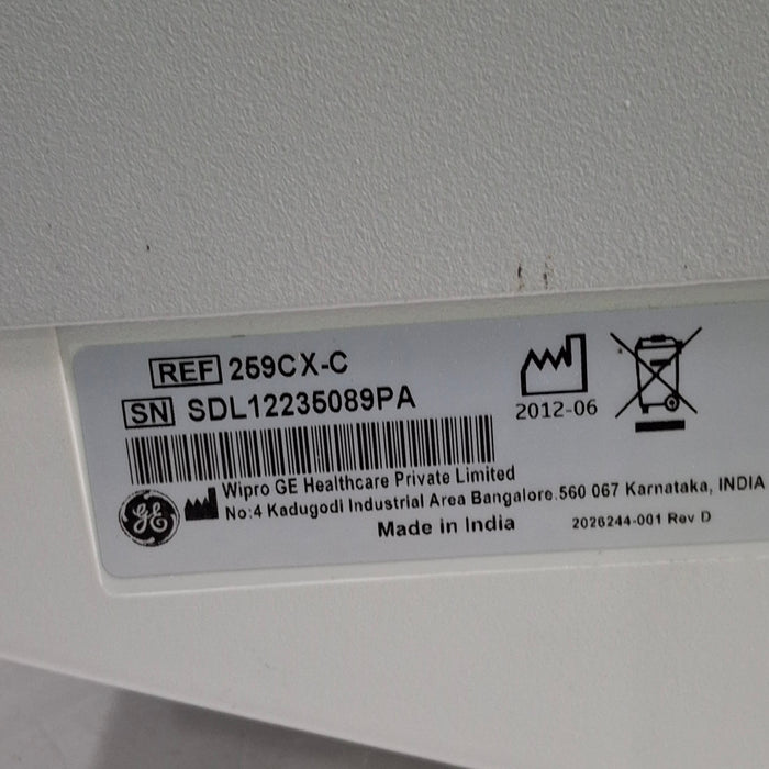 GE Healthcare Corometrics 250cx Series Model 259cx Fetal Monitor