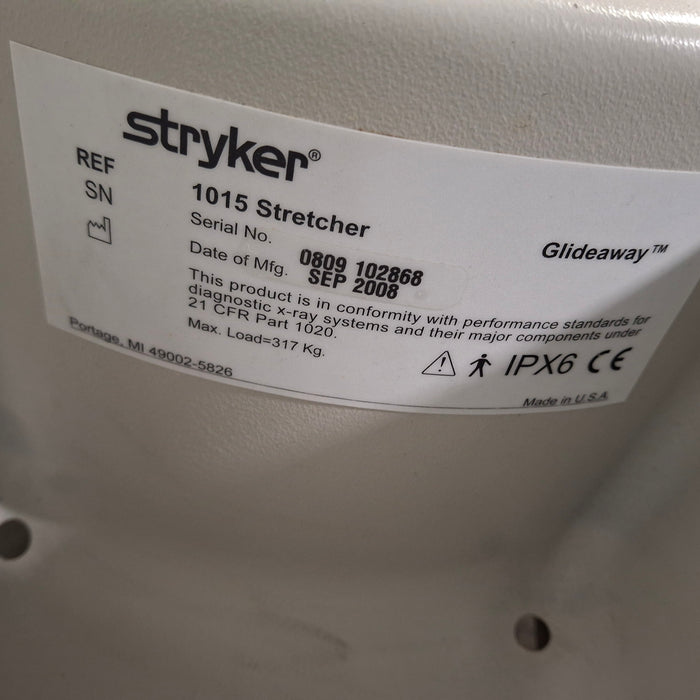 Stryker 1015 Big Wheel Glideaway Stretcher