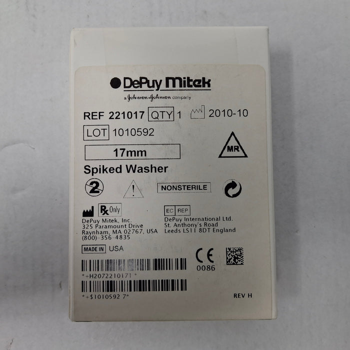 DePuy Mitek 221017 17mm Spiked Washer