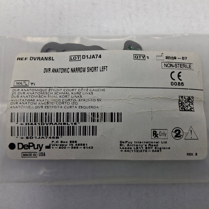 DePuy DePuy DVRANSL DVR Anatomic Narrow Short Left Surgical Instruments reLink Medical
