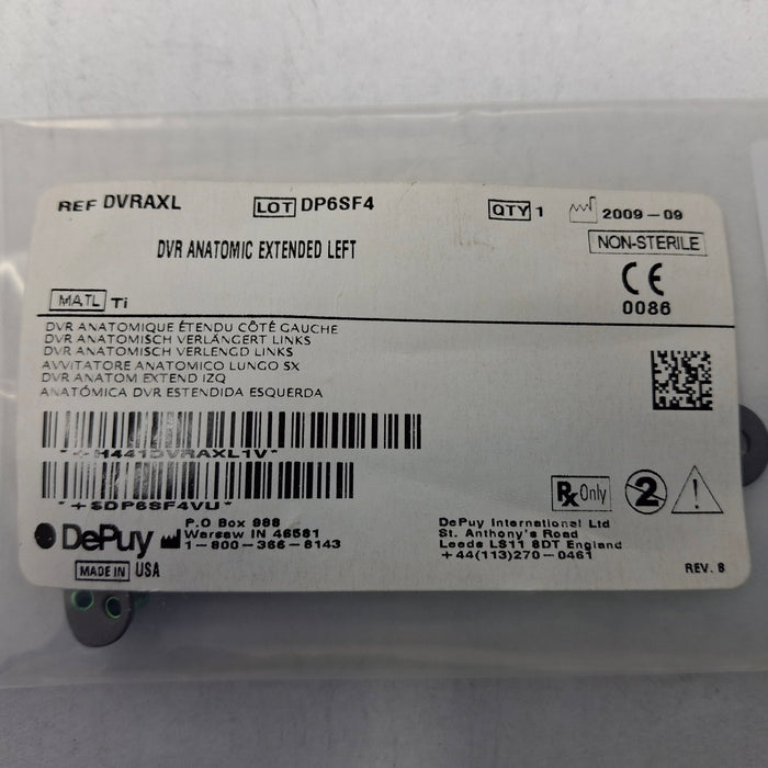 DePuy DePuy DVRAXL DVR Anatomic Extended Left Surgical Instruments reLink Medical