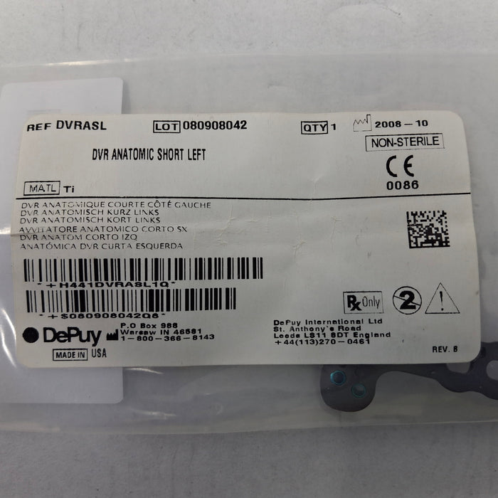 DePuy DePuy DVRASL DVR Anatomic Short Left Surgical Instruments reLink Medical