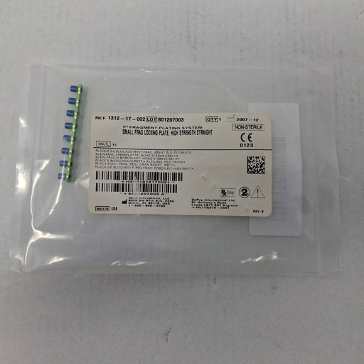 DePuy DePuy 1312-17-002 Small Frag Locking Plate, High Strength Straight Surgical Instruments reLink Medical