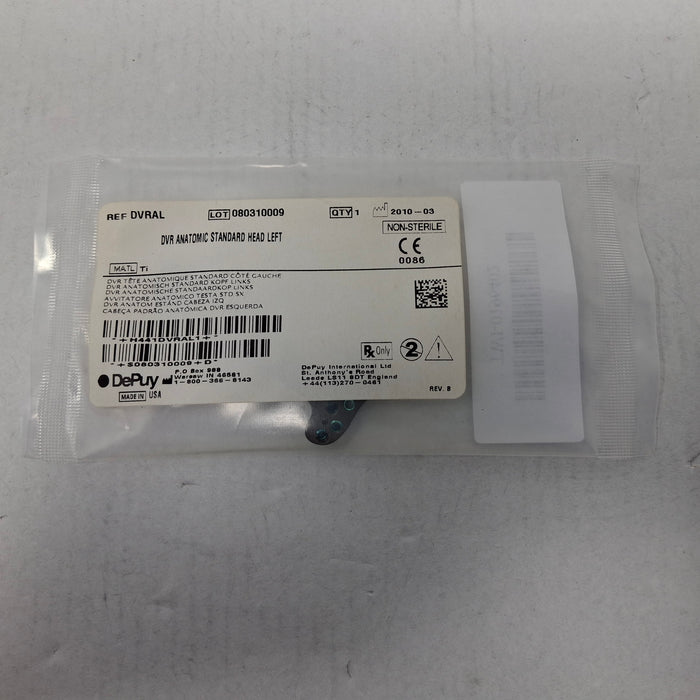 DePuy DePuy DVRAL DVR Anatomic Standard Head Left Surgical Instruments reLink Medical