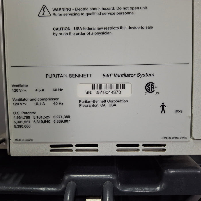 Puritan Bennett Puritan Bennett 840 Ventilator Respiratory reLink Medical