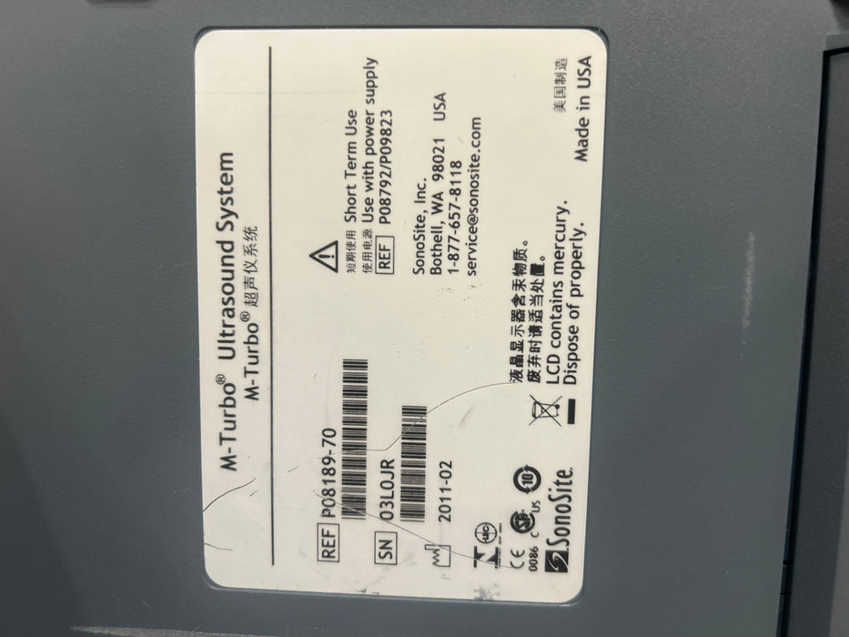Sonosite Sonosite M-Turbo Ultrasound Ultrasound reLink Medical