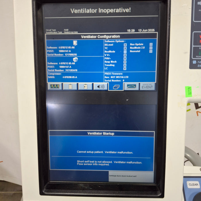 Puritan Bennett Puritan Bennett 840 Ventilator Respiratory reLink Medical