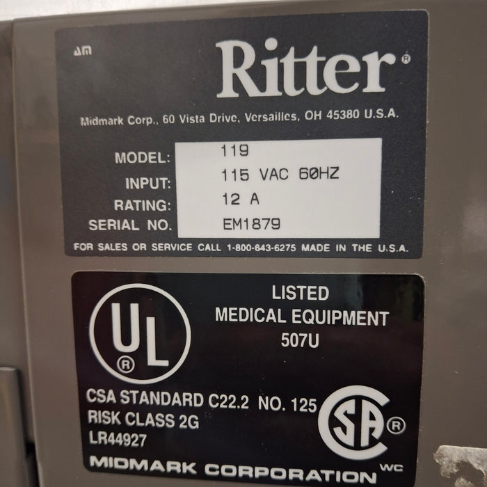 Ritter 119 75 Evolution Exam Chair