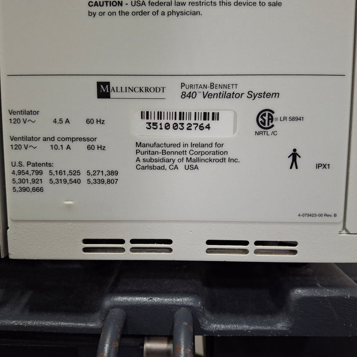 Puritan Bennett 840 Ventilator