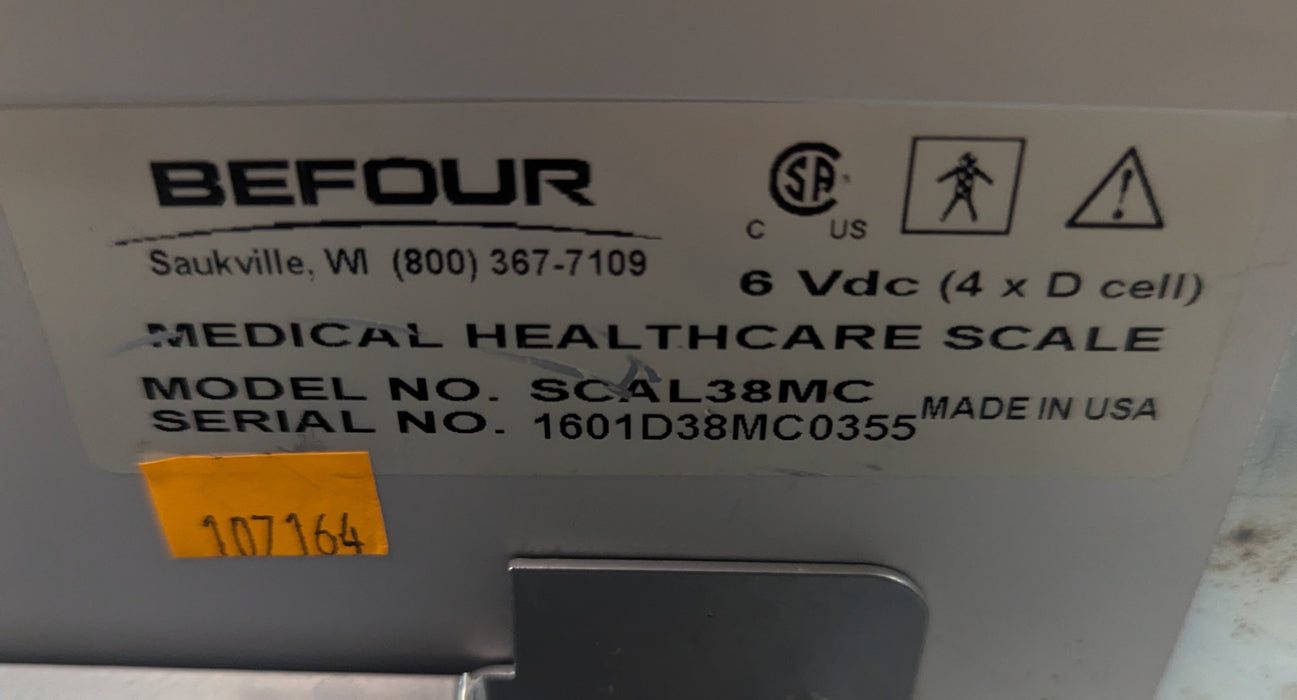 Befour, Inc. Befour, Inc. SCAL38MC Patient Scale Fitness and Rehab Equipment reLink Medical
