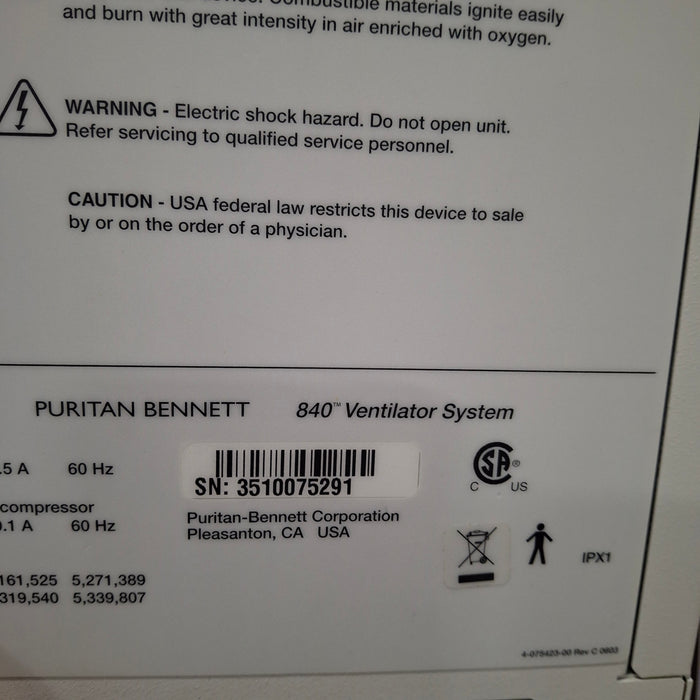 Puritan Bennett 840 Ventilator
