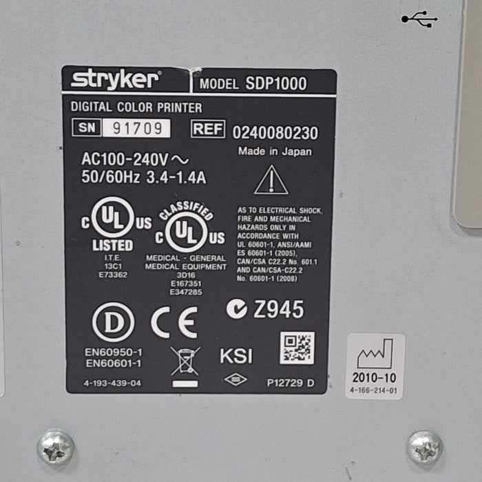Stryker SDP1000 Digital Color Printer