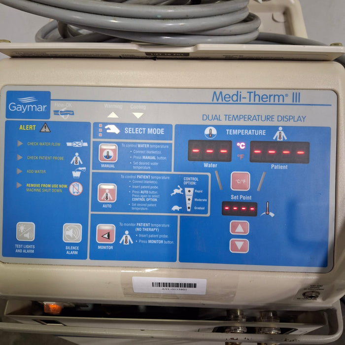 Gaymar Medi-Therm III MTA7900 Hyper/Hypothermia Machine