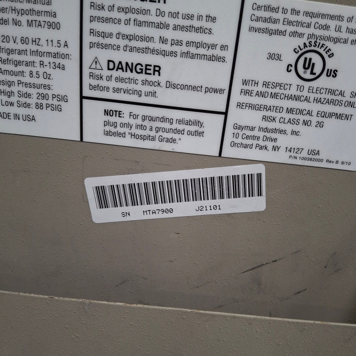 Gaymar Gaymar Medi-Therm III MTA7900 Hyper/Hypothermia Machine Temperature Control Units reLink Medical