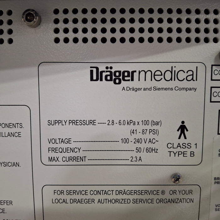 Draeger Medical Fabius GS Premium Anesthesia Machine