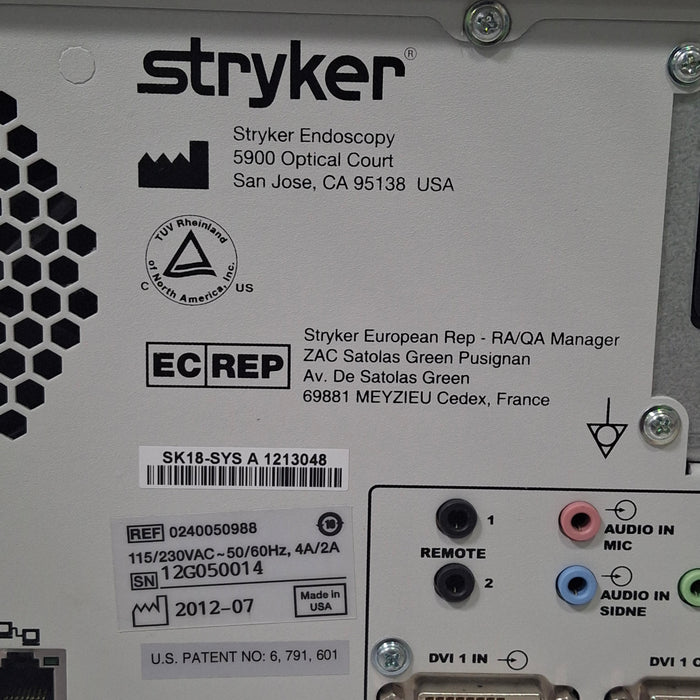 Stryker 240-050-988 SDC Ultra HD Information System