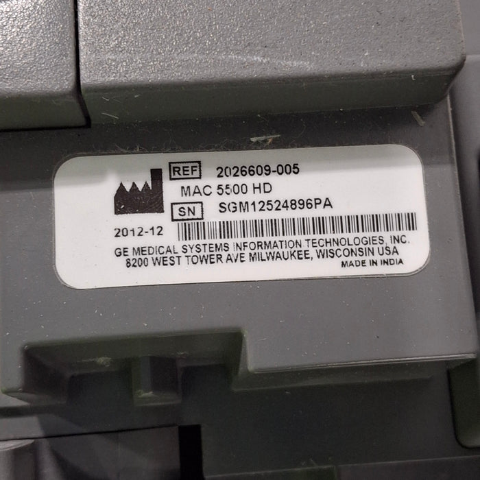 GE Healthcare GE Healthcare MAC 5500 HD ECG without CAM Module Cardiology reLink Medical