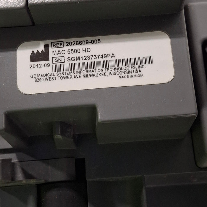 GE Healthcare GE Healthcare MAC 5500 HD ECG without CAM Module Cardiology reLink Medical