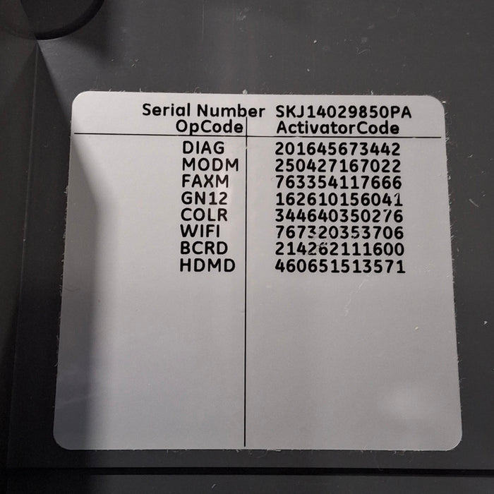 GE Healthcare GE Healthcare MAC 5500 HD ECG without CAM Module Cardiology reLink Medical