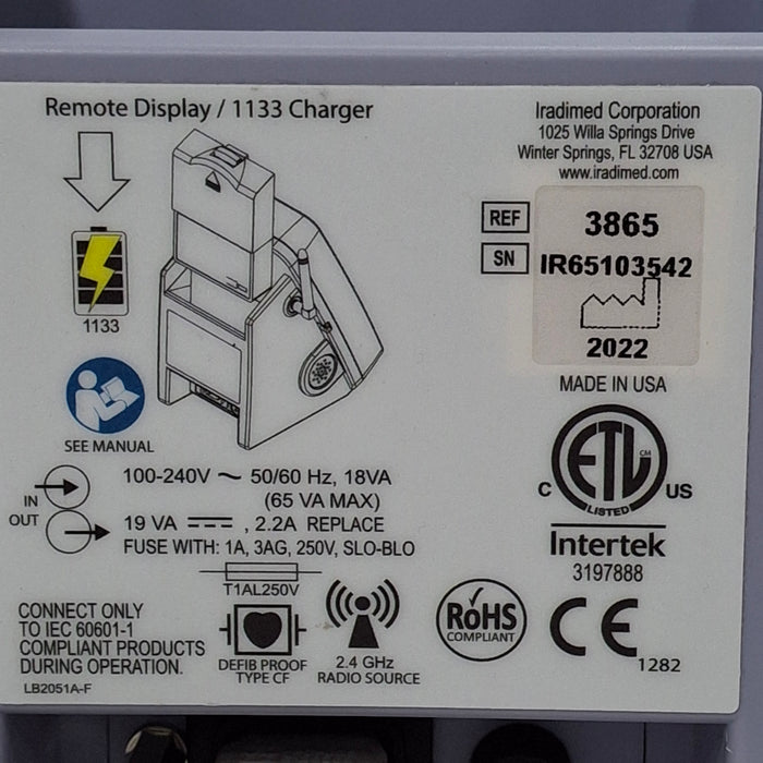 Iradimed 3865 MRI Infusion Pump