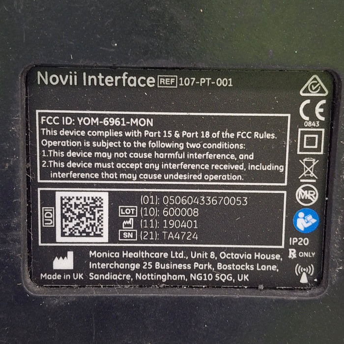 Monica Healthcare Limited Monica Healthcare Limited 107-PT-001 Fetal Monitor Patient Monitors reLink Medical