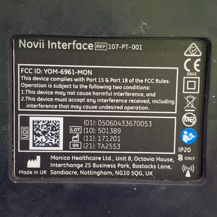Monica Healthcare Limited Monica Healthcare Limited 107-PT-001 Fetal Monitor Patient Monitors reLink Medical