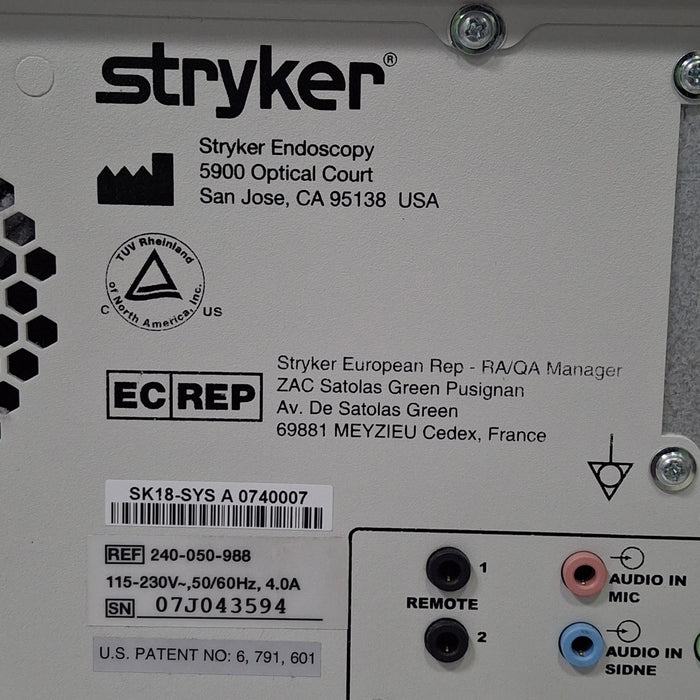 Stryker 240-050-988 SDC Ultra HD Information System