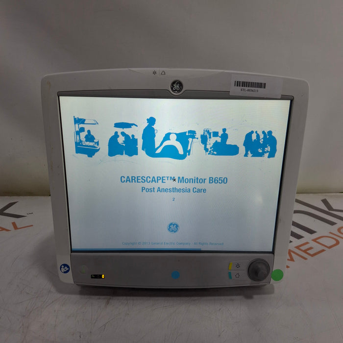 GE Healthcare GE Healthcare Carescape B650 Post Anesthesia Care Patient Monitor Patient Monitors reLink Medical