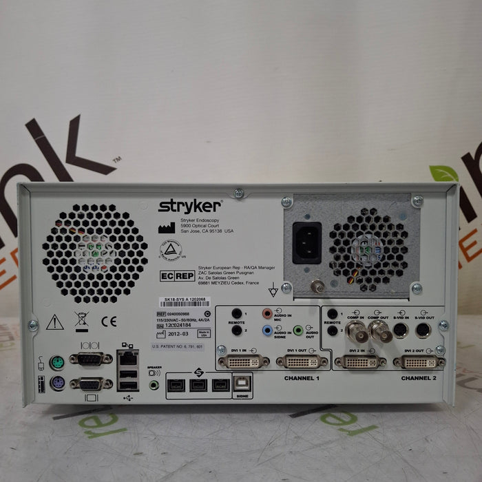 Stryker Stryker 240-050-988 SDC Ultra HD Information System Rigid Endoscopy reLink Medical