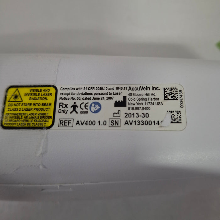 AccuVein AccuVein AV400 UV Light Vein Finder Surgical Equipment reLink Medical