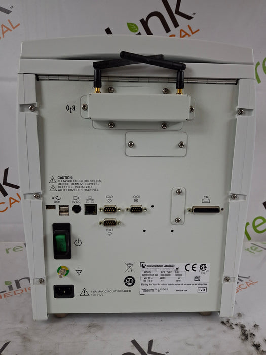 Instrumentation Laboratory Company Instrumentation Laboratory Company GEM Premier 3500 Blood Gas Analyzer Clinical Lab reLink Medical
