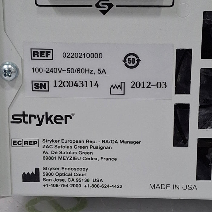 Stryker L9000 Light Source