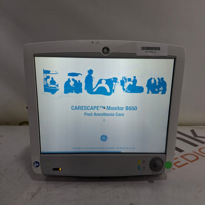 GE Healthcare GE Healthcare Carescape B650 Post Anesthesia Care Patient Monitor Patient Monitors reLink Medical