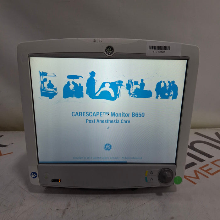 GE Healthcare GE Healthcare Carescape B650 Post Anesthesia Care Patient Monitor Patient Monitors reLink Medical