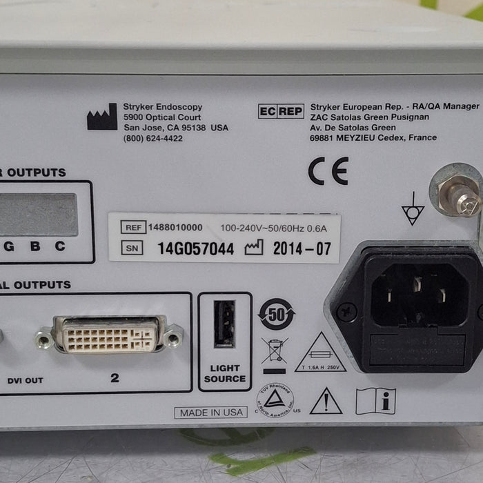 Stryker Stryker 1488HD Camera Control Unit Rigid Endoscopy reLink Medical