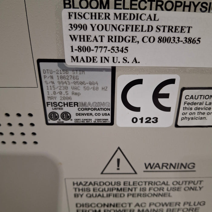 Fischer Medical Technologies Inc. Fischer Medical Technologies Inc. Bloom Electrophysiology System Fitness and Rehab Equipment reLink Medical
