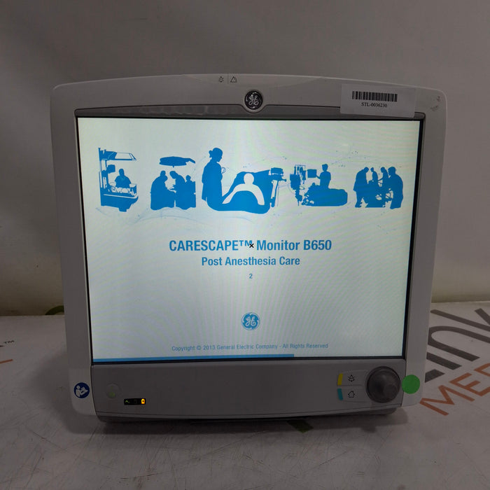 GE Healthcare GE Healthcare Carescape B650 Post Anesthesia Care Patient Monitor Patient Monitors reLink Medical