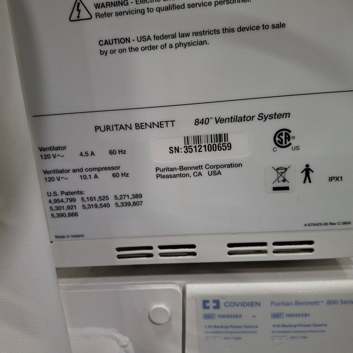 Puritan Bennett Puritan Bennett 840 Ventilator Respiratory reLink Medical