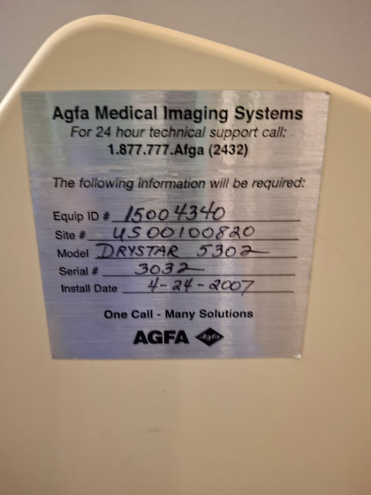 AGFA AGFA DryStar 5302 Mammography Printer CR and Imagers reLink Medical