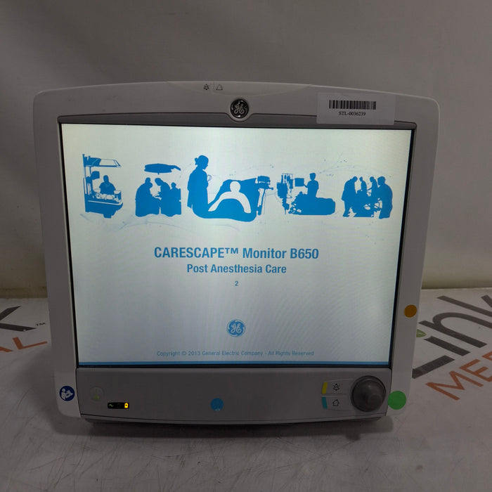 GE Healthcare GE Healthcare Carescape B650 Post Anesthesia Care Patient Monitor Patient Monitors reLink Medical