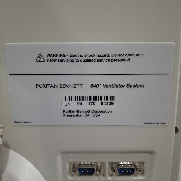 Puritan Bennett Puritan Bennett 840 Ventilator Respiratory reLink Medical